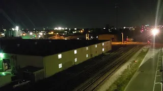 P3 vs P5 horn duel. Two SunRail trains meet in Downtown Orlando