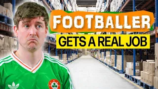 Footballer Gets a Real Job