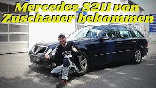 Mercedes S211 von Zuschauer bekommen😲 mit Kulanz Reparatur bei Mercedes! MB Youngtimer Parts