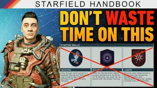 Create Your PERFECT Character Faster | Backgrounds Traits Skills | Starfield Handbook