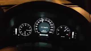 Mercedes W211 E270 CDI economic acceleration 5-180 km/h