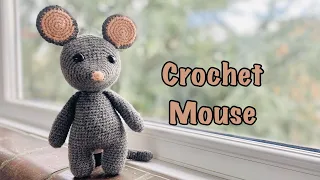 How to crochet a mouse/ Amigurumi mouse/ crochet teddy/ crochet toy/ stuffed toy mouse
