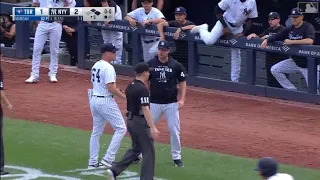 Aaron Judge Gets Hit By A Pitch & Gerrit Cole Is Angry