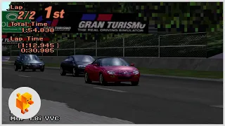Gran Turismo 2 (PS1) Arcade - Normal C Class on High Speed Ring - DuckStation Emulation