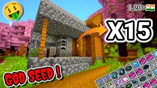 God Seeds of Minecraft 😱1.20+ || 15 blacksmith in One Villege 😱 Unlimited Diamond and More 🤑