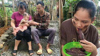 18 year old single mother: Built stairs to the garden and HUNG decided to let his ex-wife stay