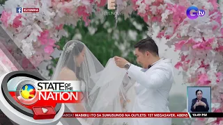 Groom na pumasok sa belo ng bride, kinaaliwan online | SONA