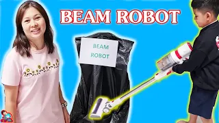 แม่บีสั่งหุ่นยนต์ทำความสะอาดบ้านมาใหม่ Beam Robot