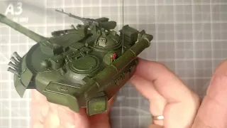 Фирма Звезда, коллекционная модель танка Т 80 УД, 1:35 масштаб, немного креатива.Хобби. Часть 2