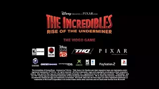 The Incredibles: Rise of the Underminer (2005) video game promo (60fps)