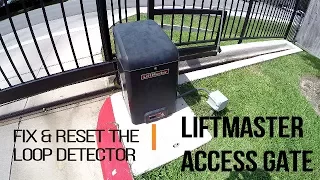 LiftMaster Access Gate - How To Reset Loop Detectors