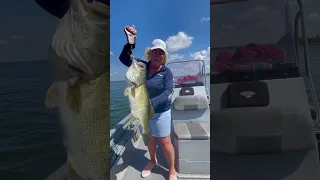 The biggest bass I ever caught. Wow