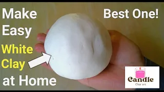 how to make clay at home easy | homemade play dough | clay making without glue | homemade clay
