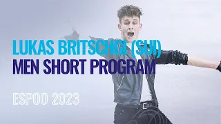 Lukas BRITSCHGI (SUI) | Men Short Program | Espoo 2023 | #EuroFigure