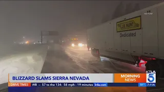 Blizzard slams Sierra Nevada