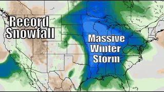 A Massive Winter Storm Is Brewing ~ Heavy Snow, Flooding Rains, Severe Weather, Tornadoes and more