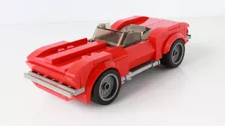 Lego Speed Champions Chevrolet Corvette Stingray 1967 MOC