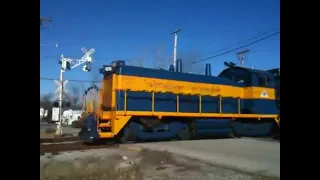 CO&E, Crab Orchard & Egyptian Passenger Train passes Wigwag Signal