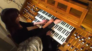 Organ Duo Jaana Jokimies & Irina Lampén plays The Washington Post by Sousa.