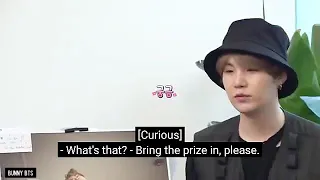 (ENG) RUN BTS EP 106 - A prize for the winner (suga wins & jimin is the prize)