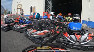 German Indoor Kart Championship Semifinal A - Drama on the final lap