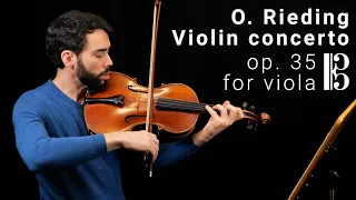 Rieding, Oskar: Concerto op. 35 for viola e-minor / e-Moll
