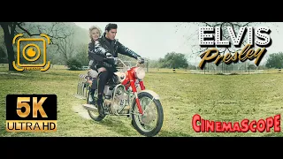 Elvis Presley AI 5K Hard Restore / Stabilized - Wheels on My Heels (1964) / Honda CB77 305 Superhawk