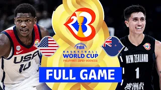 USA v New Zealand | Full Basketball Game | FIBA Basketball World Cup 2023