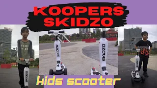 Unboxing Koopers Skidzo Kids Scooter