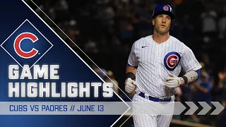 Cubs vs. Padres Game Highlights | 6/13/22