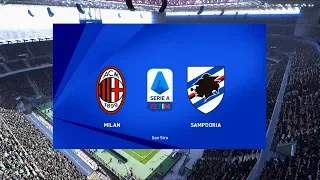 AC Milan vs Sampdoria | San Siro | 2019-20 Serie A | PES 2020