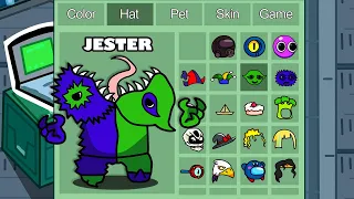 Jester (Garten of Banban 4) in Among Us ◉ funny animation - 1000 iQ impostor