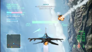 エースコンバットインフィニティ攻略Area B7R Dogfight Battle F-15C Lv.1 17733pts ACE COMBAT INFINITY