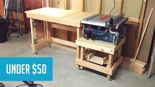 Mobile Tablesaw Station - Part 1