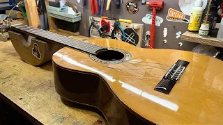 Fixing slightly bowed neck on a Spanish classical guitar