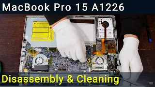 MacBook Pro 15 A1226, A1260 Disassembly & Fan Cleaning | Step-by-step DIY Tutorial