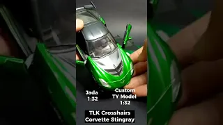 TLK Crosshairs Diecast Corvette Stingray Comparison