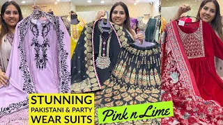 Stunning Party Wear, Cotton, Smart Velvet & Pakistani Suits at Pink n Lime. Retail & Wholesale.