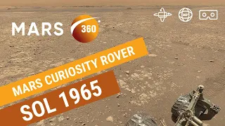 Mars 360: NASA's Mars Curiosity Rover - Sol 1965 (360video 8K)