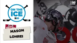 Mason Lohrei Stays The Course | Ohio State Hockey | On The Ice