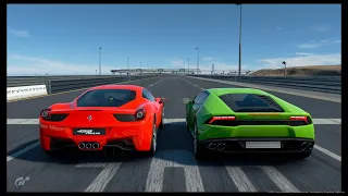 Ferrari 458 Italia'09 VS Lamborghini Huracan LP 610-4'15 | Drag Race #138