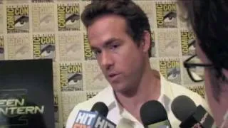 Green Lantern - Ryan Reynolds at Comic Con