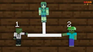 Monster School : Flirt With a Zombie Girl - Minecraft Animation Love Story