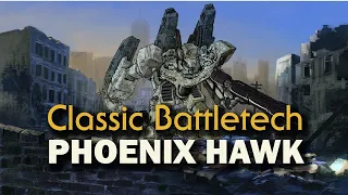 Classic Battletech: Phoenix Hawk.