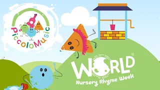 Jack and Jill lyrics video by Piccolo Music | A Featured Rhyme for World Nursery Rhyme Week 2023