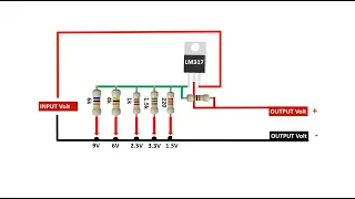 adjustable voltage regulator lm317