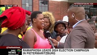 Ramaphosa engages KwaDakuza community ahead of the 2024 elections in KwaZulu-Natal