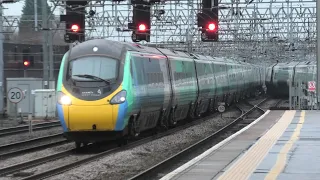 Trains at Crewe 29/1/24 Great Mix off trains