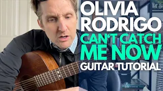 Can't Catch Me Now by Olivia Rodrigo Guitar Tutorial - Guitar Lessons with Stuart!