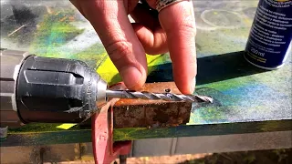 COMO TALADRAR METAL CORRECTAMENTE   |   HOW TO DRILL CORRECTLY IN METAL